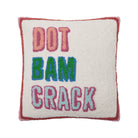 Dot Bam Crack Hook Pillow - Fairley Fancy