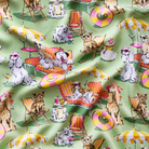 Eco Satin Wildest Dreams Set in Palm Royale Pooches-Fairley Fancy