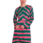 Everly Dress in Ziggy Palm-Fairley Fancy