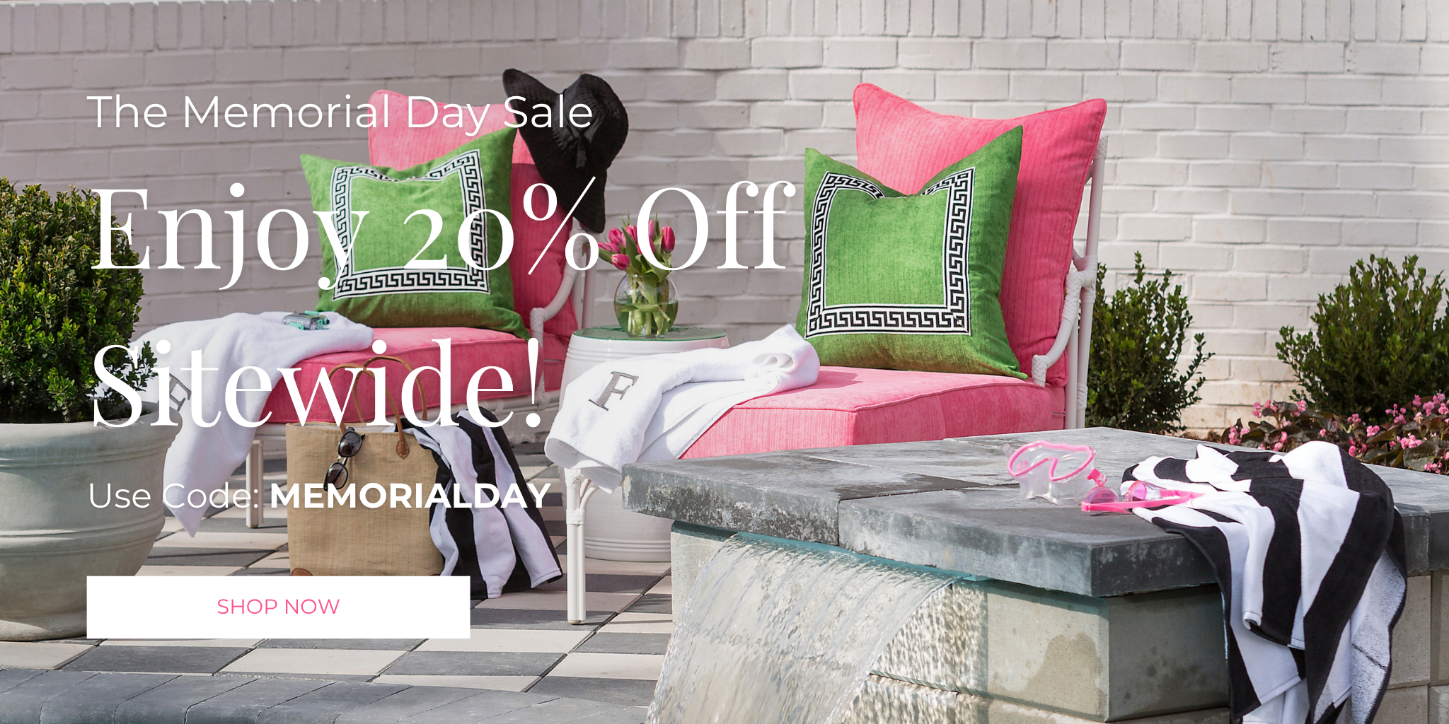 Enjoy 20% Off Sitewide!
The Memorial Day Sale
Use Code: MEMORIALDAY
SHOP NOW