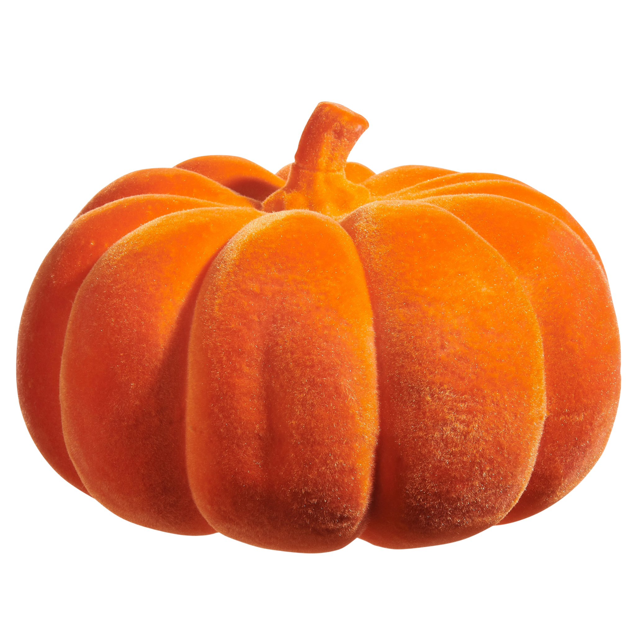 Flocked Pumpkin-Fairley Fancy
