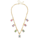Going Mahjong! Enamel Charm Necklace-Fairley Fancy