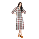 Grace Dress in Holiday Plaid-Fairley Fancy