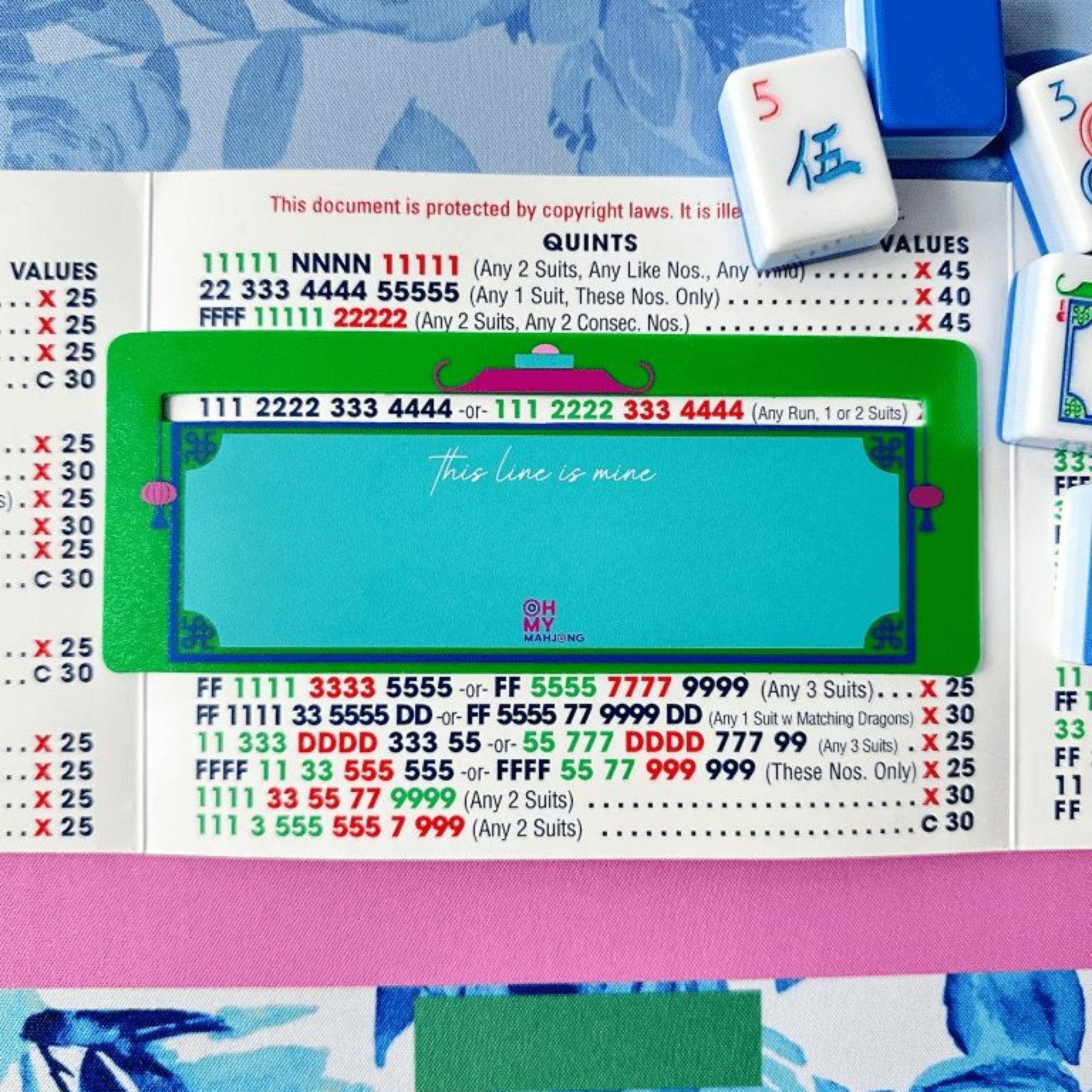 Green Mahjong Line Finder-Fairley Fancy