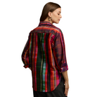 Halsey Long Sleeve Textured Stripes Print-Fairley Fancy