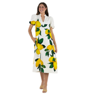 Hampton Dress in Limone-Fairley Fancy