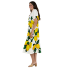 Hampton Dress in Limone-Fairley Fancy