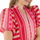 Hampton Dress in Peach Jubilee-Fairley Fancy