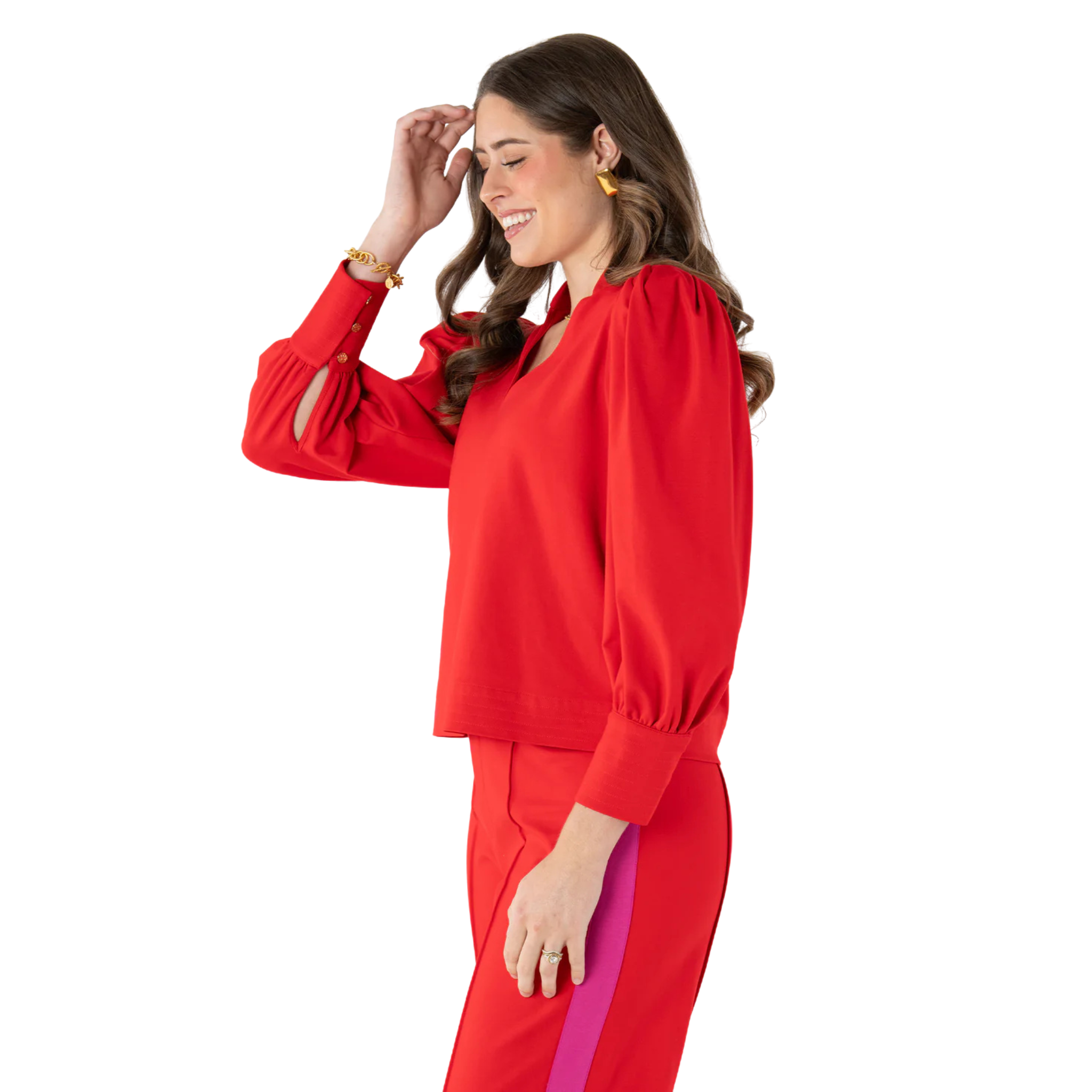Hampton Top in High Risk Red-Fairley Fancy