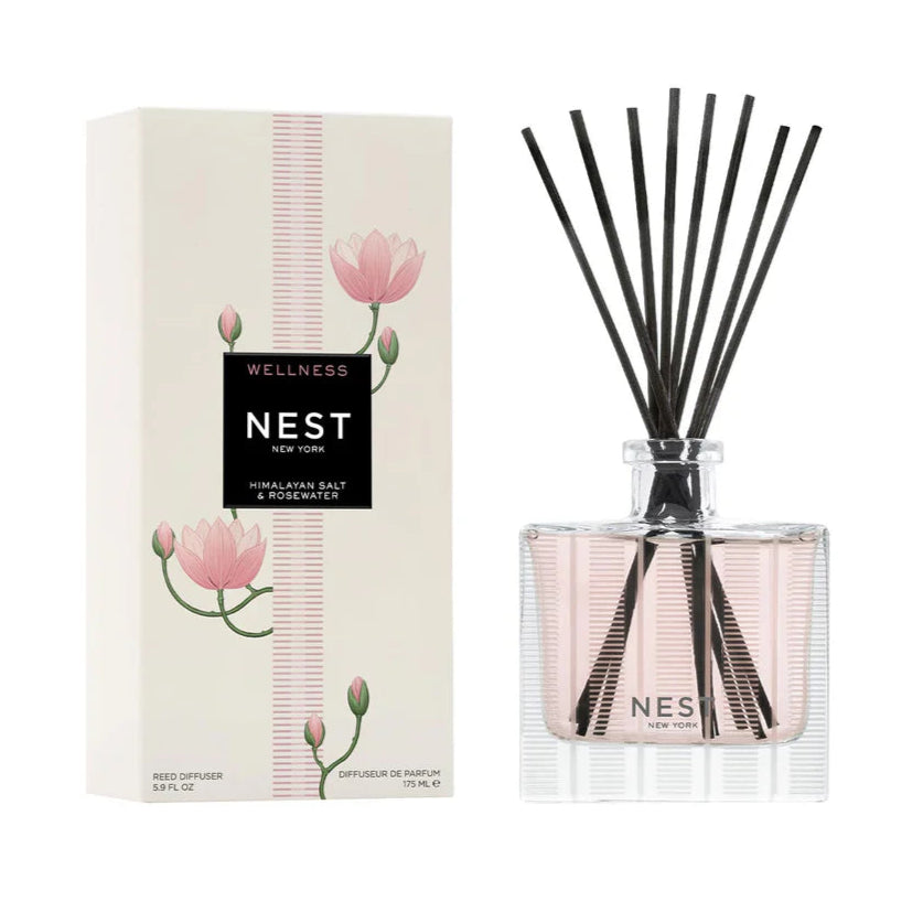 Himalayan Salt & Rosewater Reed Diffuser-Fairley Fancy