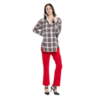 Holly Top in Holiday Plaid-Fairley Fancy