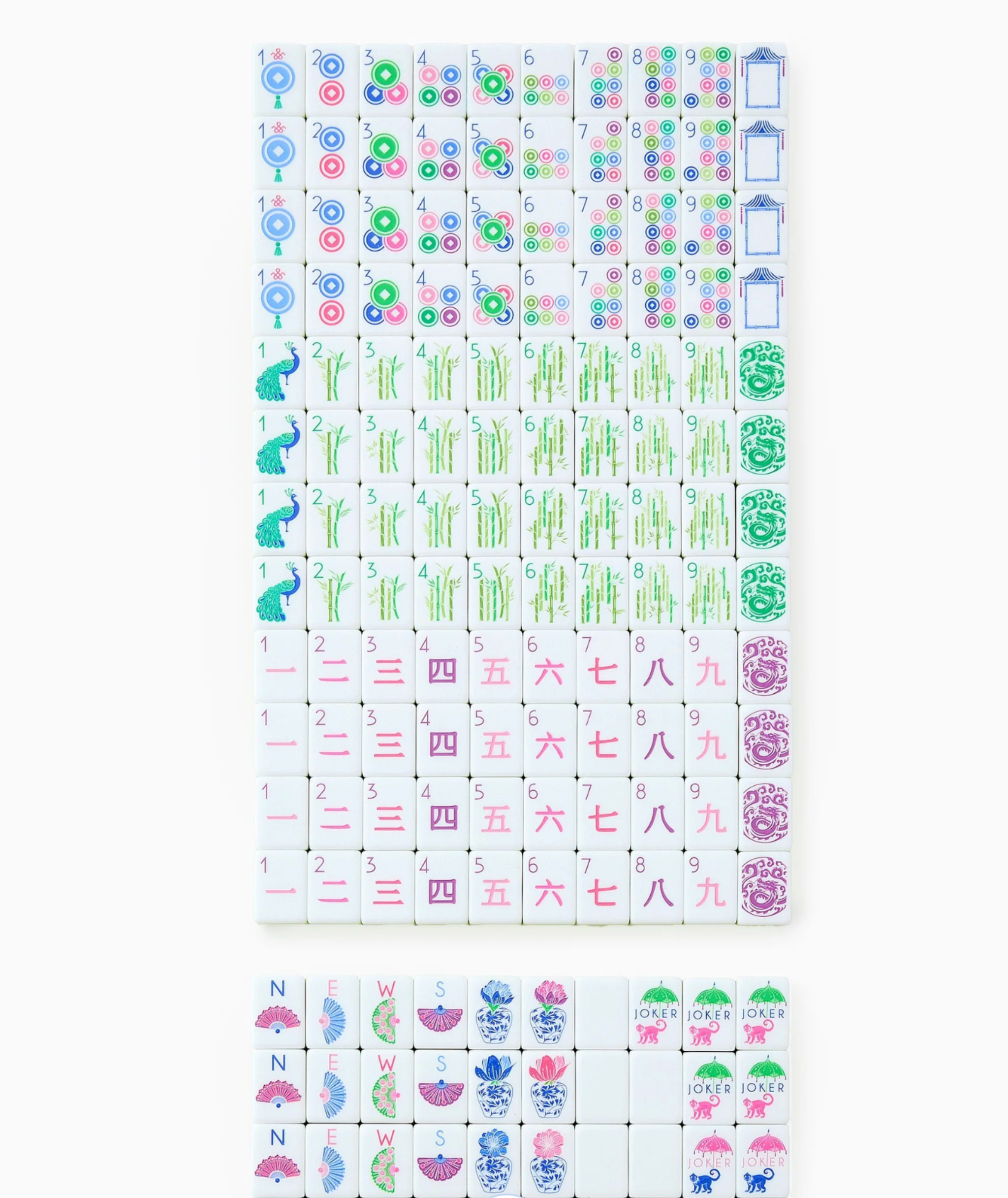 Limoncello Mahjong Tiles-Fairley Fancy