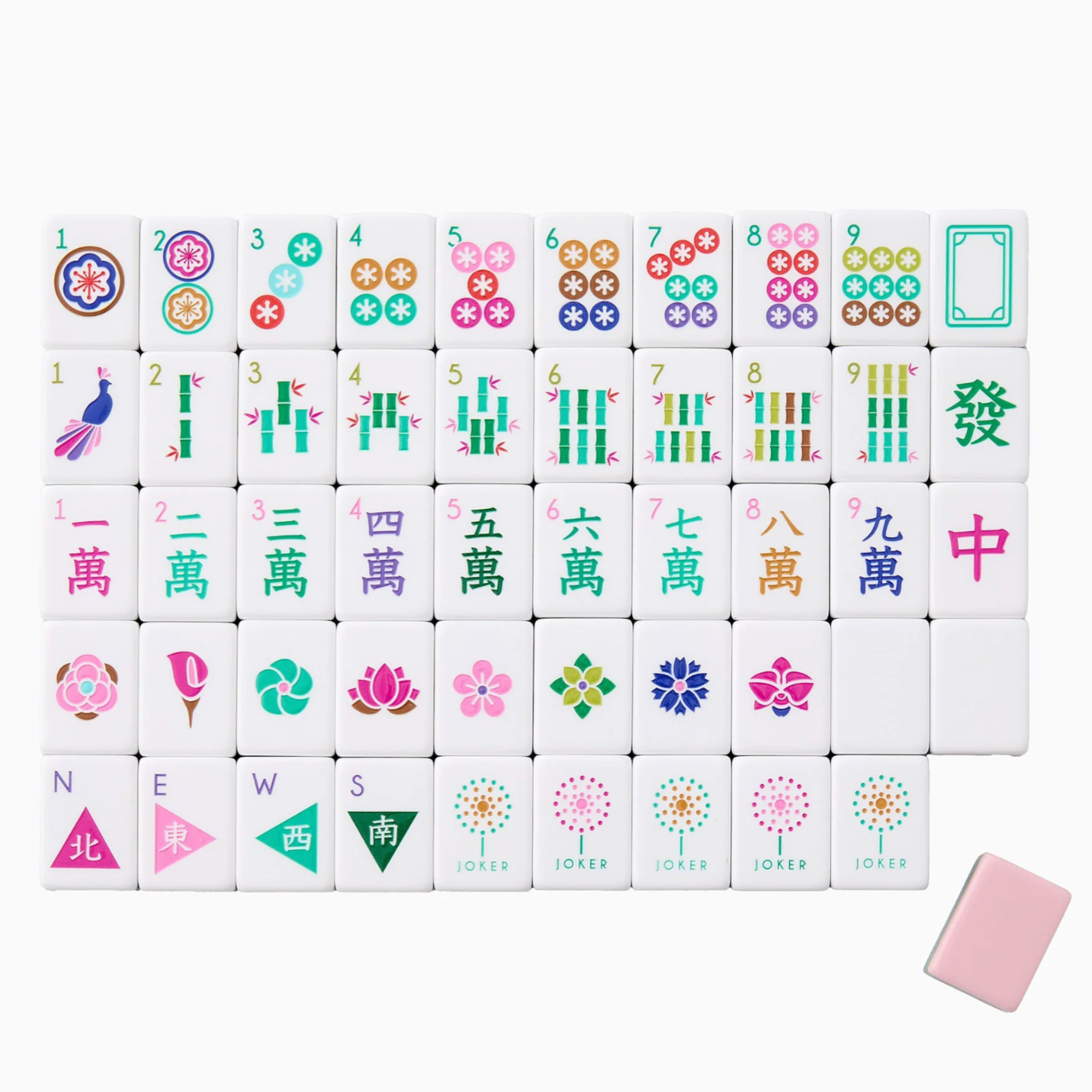 La Fete Mahjong Tiles-Fairley Fancy