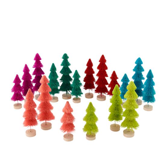 Tiered Sisal Tree, Set of 6 - Fairley Fancy