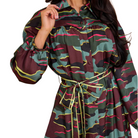 Jane Dress in Neon Camo-Fairley Fancy