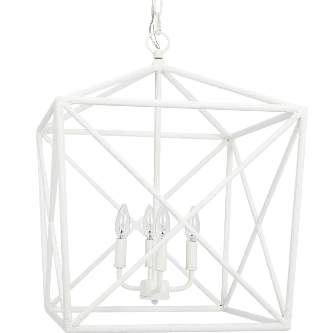 White Gesso Streit Lantern - Fairley Fancy