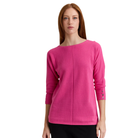 Leanne 3/4 Sleeve Sweater in Guava-Fairley Fancy