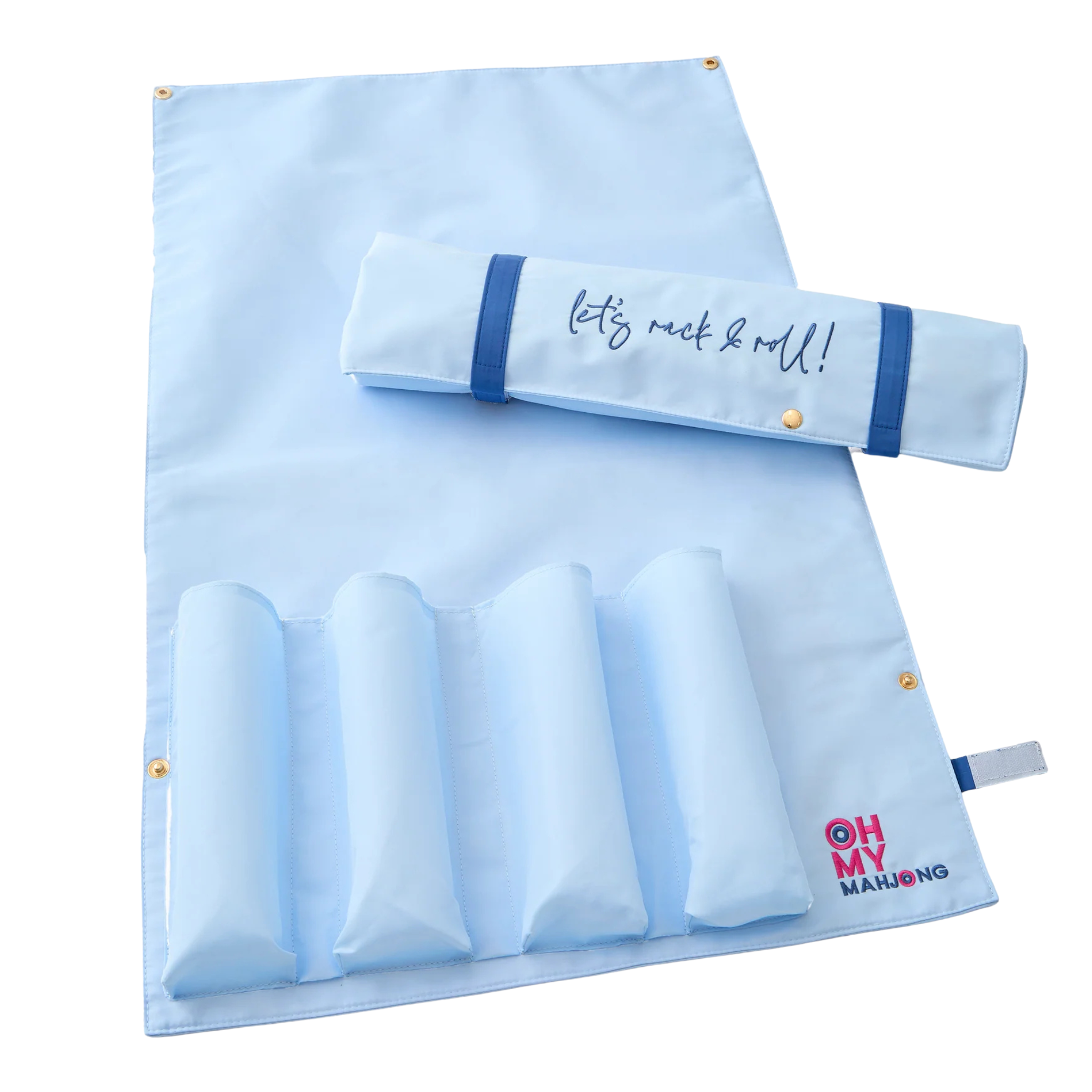 Light Blue Rack & Roll Bag-Fairley Fancy