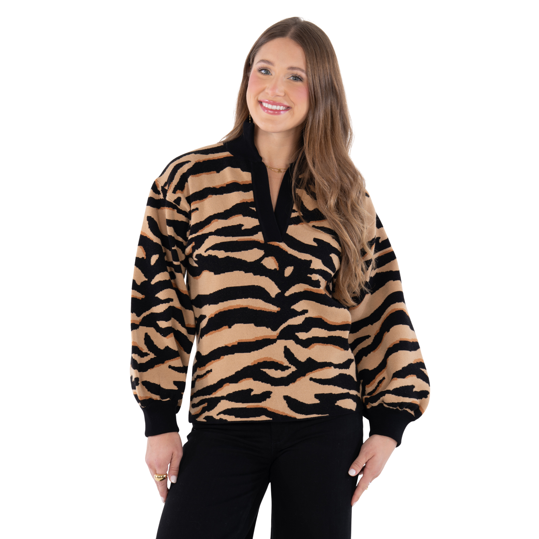 Lolli Sweater in Lady Tiger-Fairley Fancy