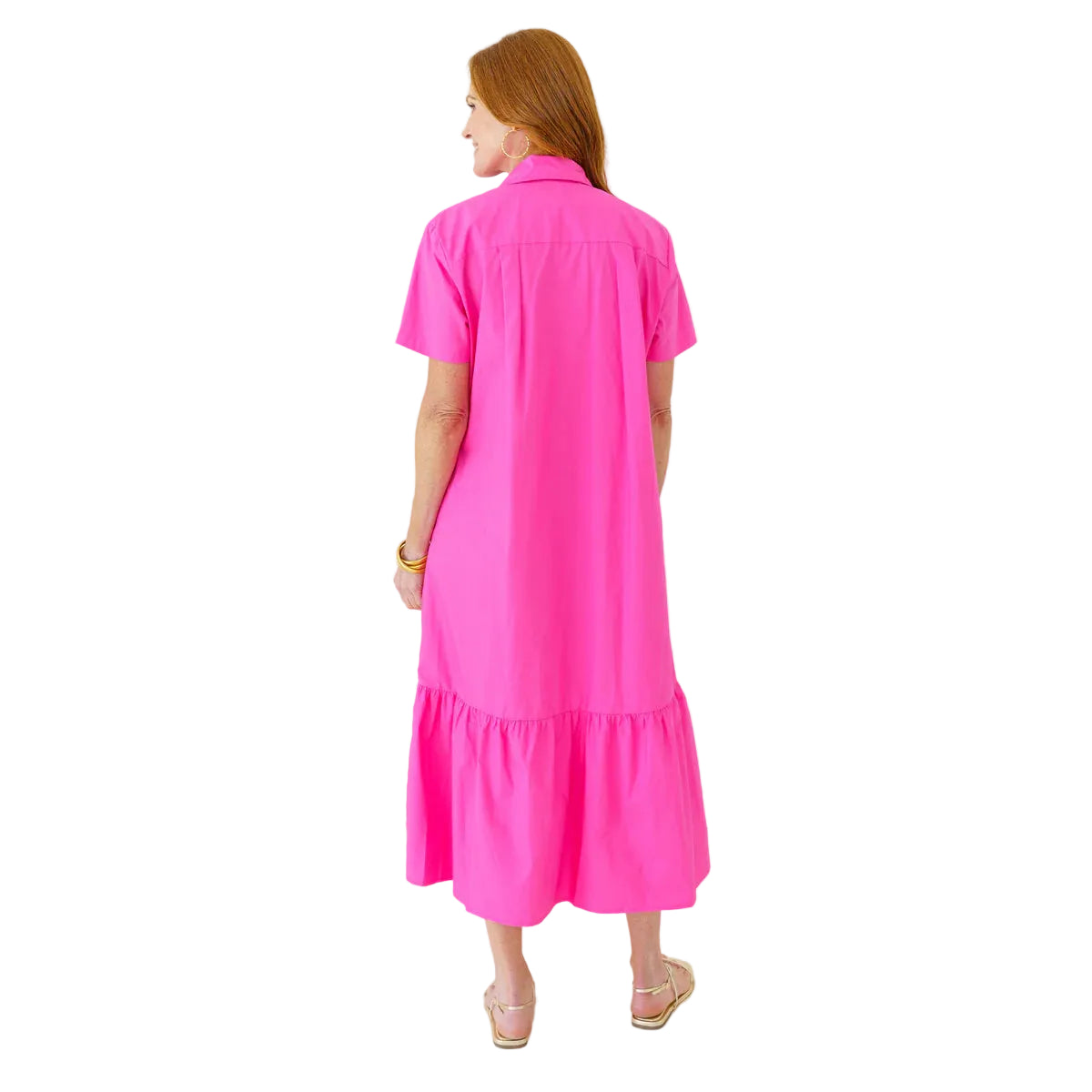 Maddie Dress in Pink-Fairley Fancy 