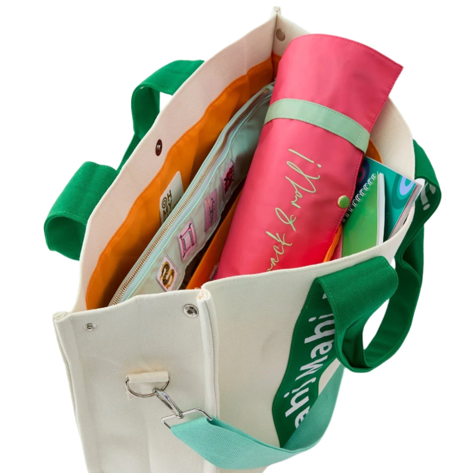 Mahj it All Bag in Green-Fairley Fancy