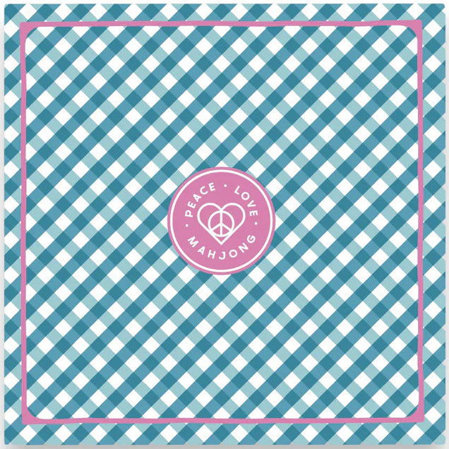 Mahjong Mat - Plaid & Stripes-Fairley Fancy