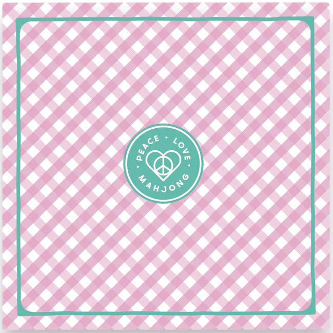 Mahjong Mat - Plaid & Stripes-Fairley Fancy