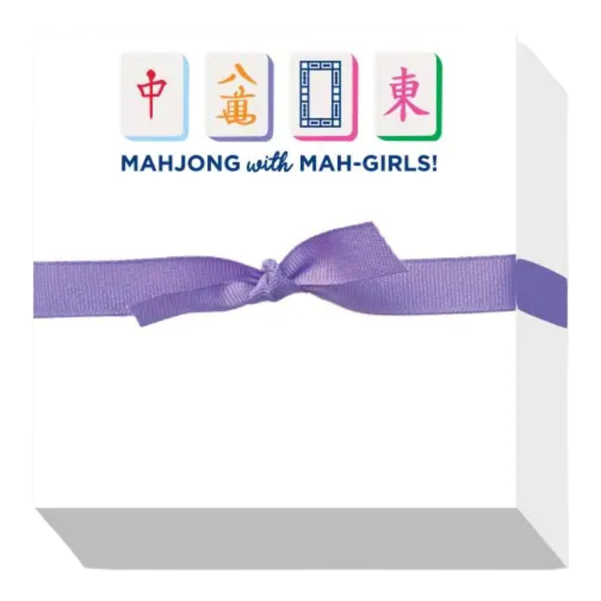 Mahjong with Mah-Girls! Chubbie Notepad-Fairley Fancy