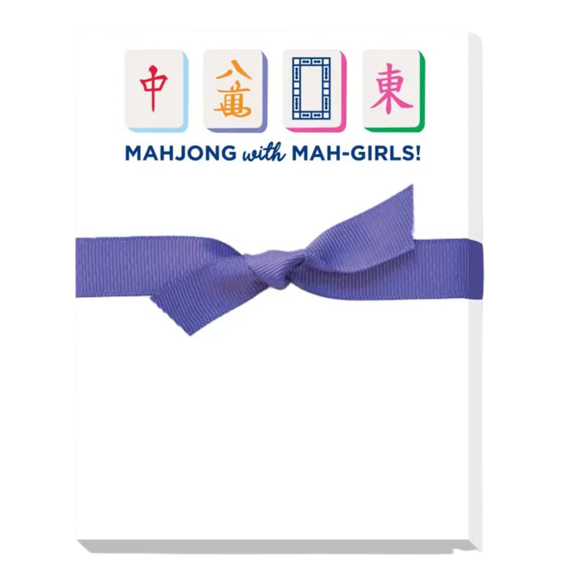 Mahjong with Mah-Girls Mini Notepad-Fairley Fancy