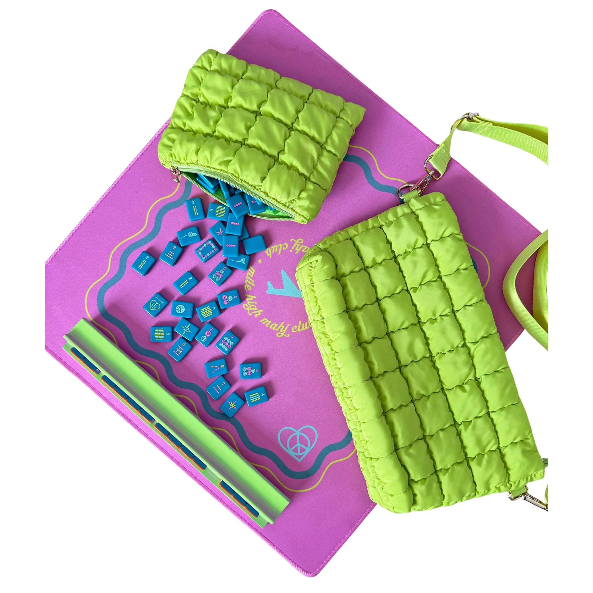 Mile High Mahj Travel Tiles in Vibrant Vibes - Fairley Fancy