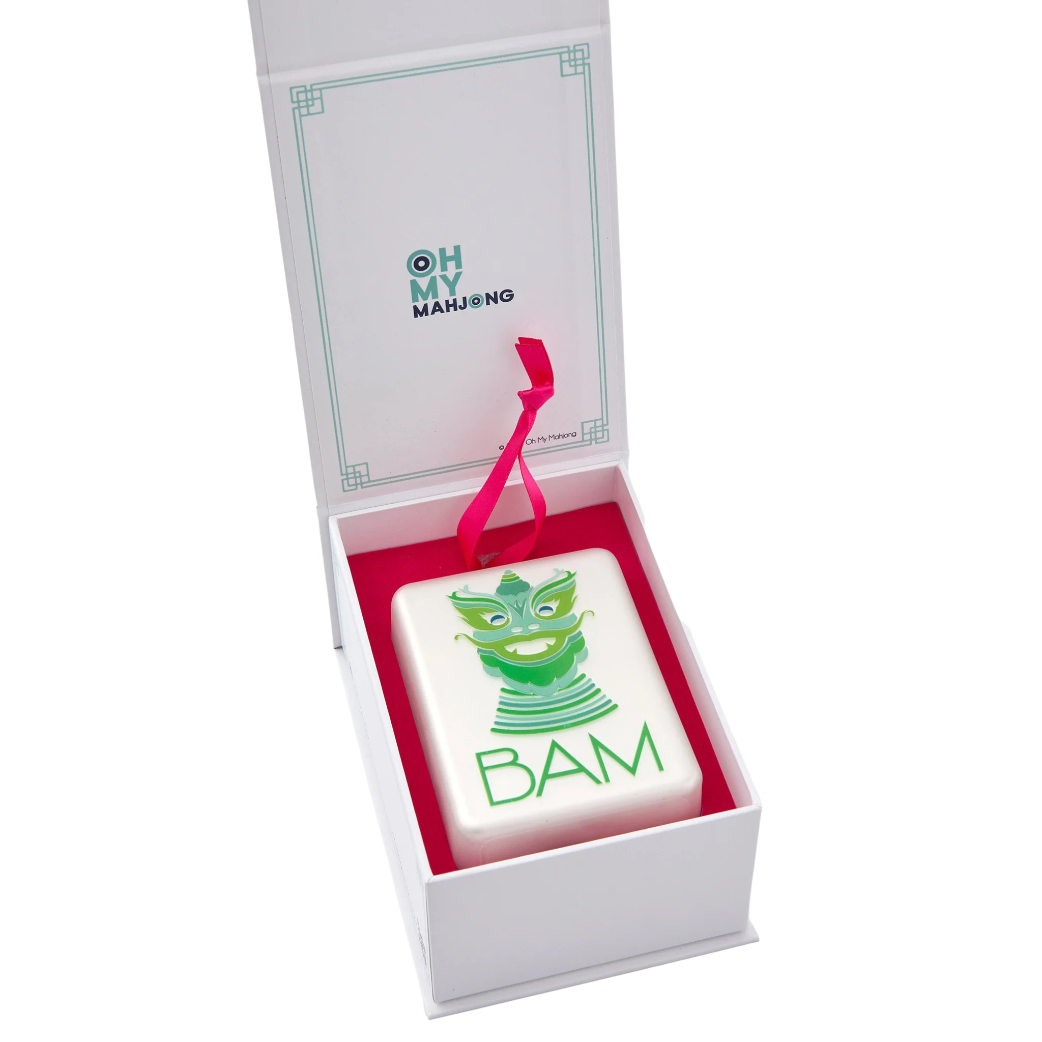 Mint Dragon Ornament-Fairley Fancy