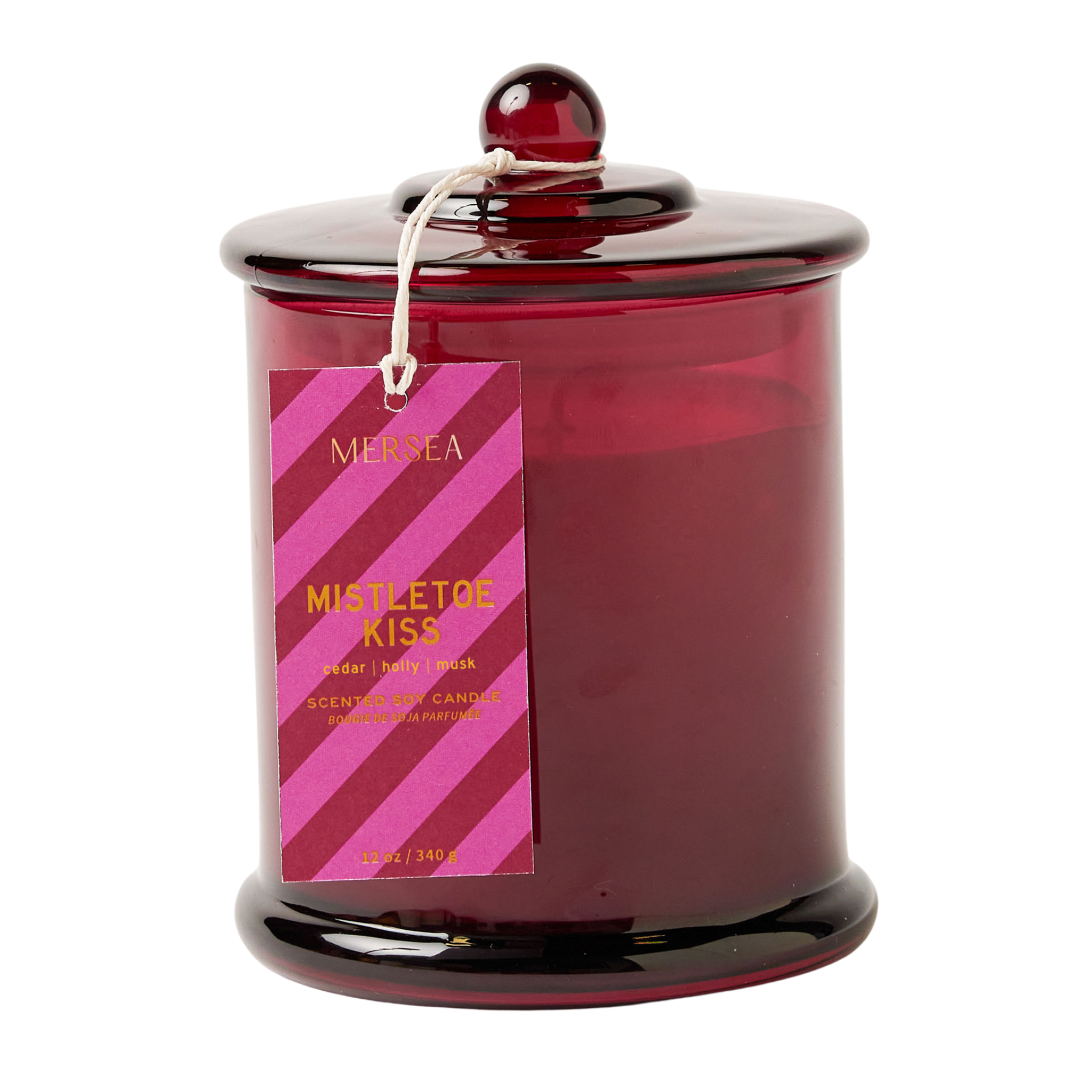 Mistletoe Kiss Jolly Jar Candle-Fairley Fancy