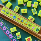 Mod Chartreuse OG Mahjong Tiles Set-Fairley Fancy