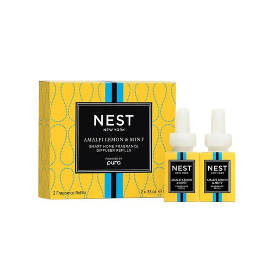 Amalfi Lemon & Mint Refill Duo for NEST x Pura Smart Home Fragrance Diffuser - Smart Vials - Fairely Fancy