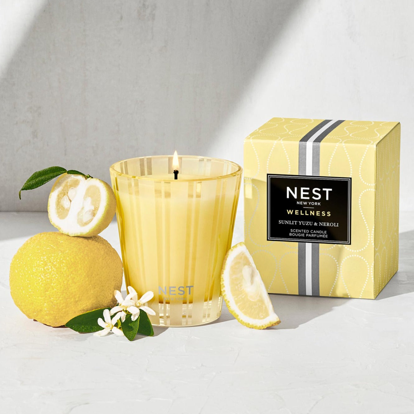 Sunlit Yuzu & Neroli Classic Candle - fairley fancy