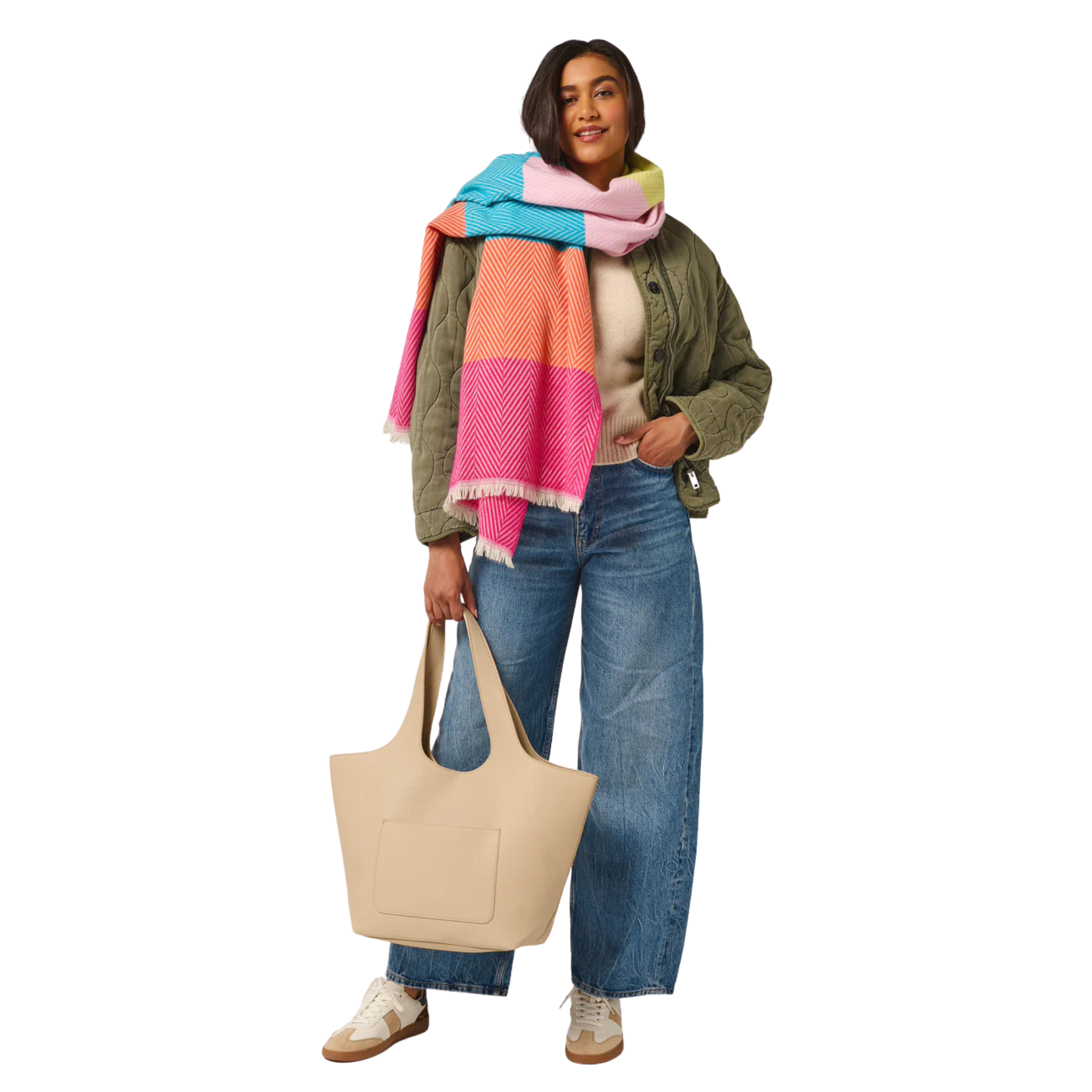 Norah Scarf in Multi-Fairley Fancy