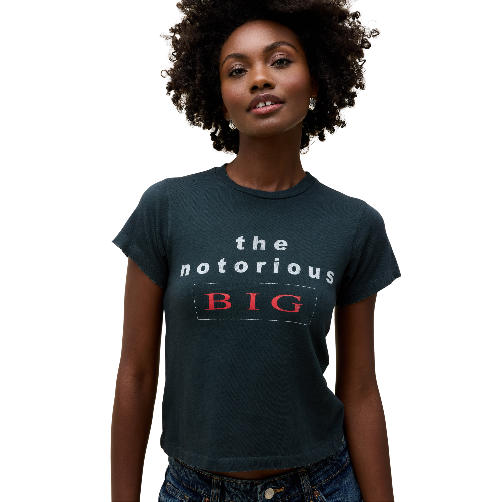 Notorious BIG The Notorious Stacked Vintage Tee-Fairley Fancy