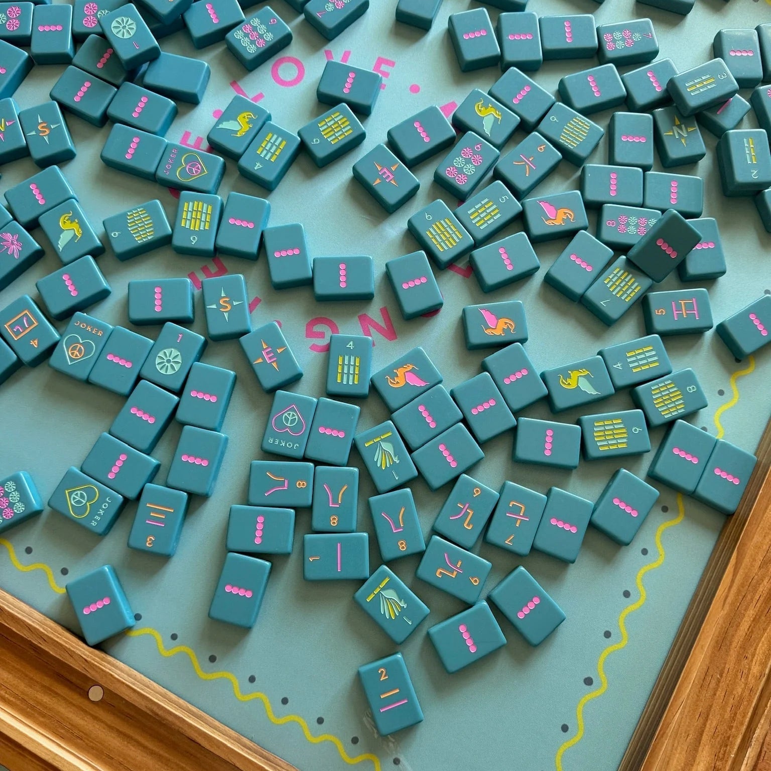 OG Totally Teal Tiles Mahjong Set-Fairley Fancy