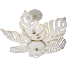 COLLINS TROPICAL LEAF SEMI FLUSH PENDANT - Fairley Fancy