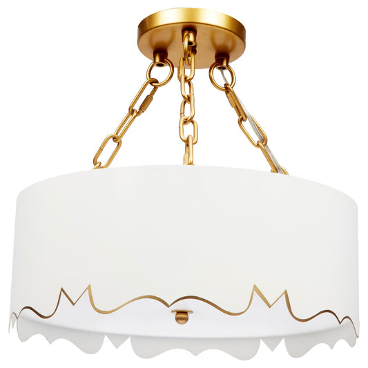 Mollie Pendant With Gold Accents - Fairley Fancy