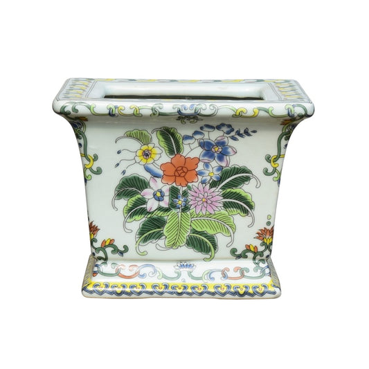 Porcelain Square Cachepot