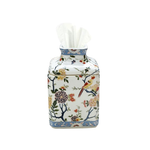 French Porcelain Tissue Box - Fairley Fancy