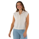 Polly Pullover Vest in Eggnog-Fairley Fancy
