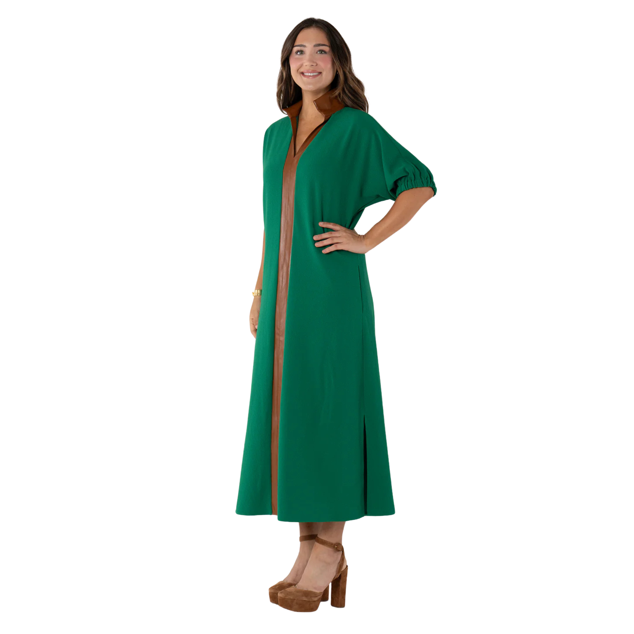 Poppy Maxi in Green Jacket-Fairley Fancy