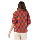 Poppy Top in Vintage Monogram-Fairley Fancy