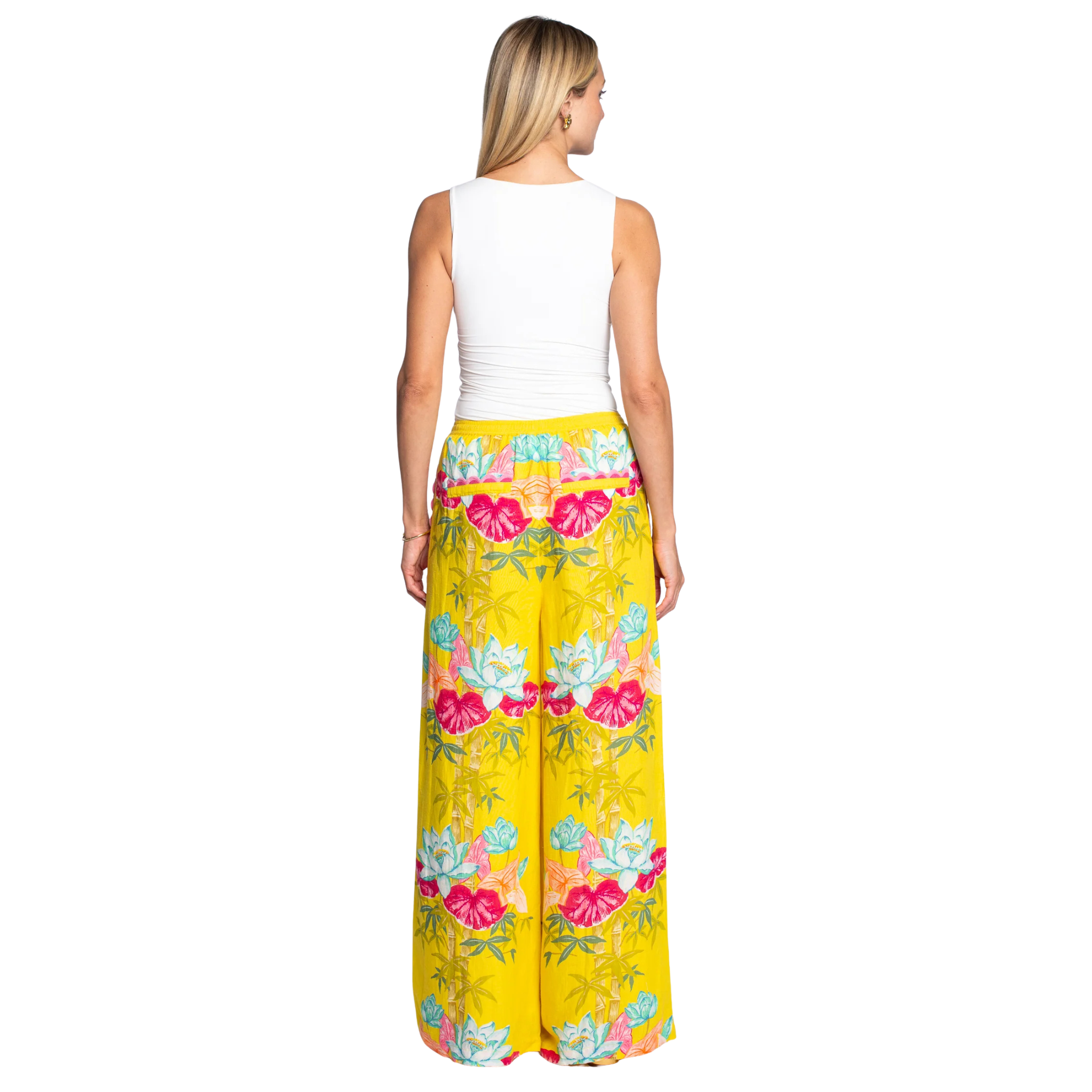Presley Pants in Tropical Bamboo-Fairley Fancy