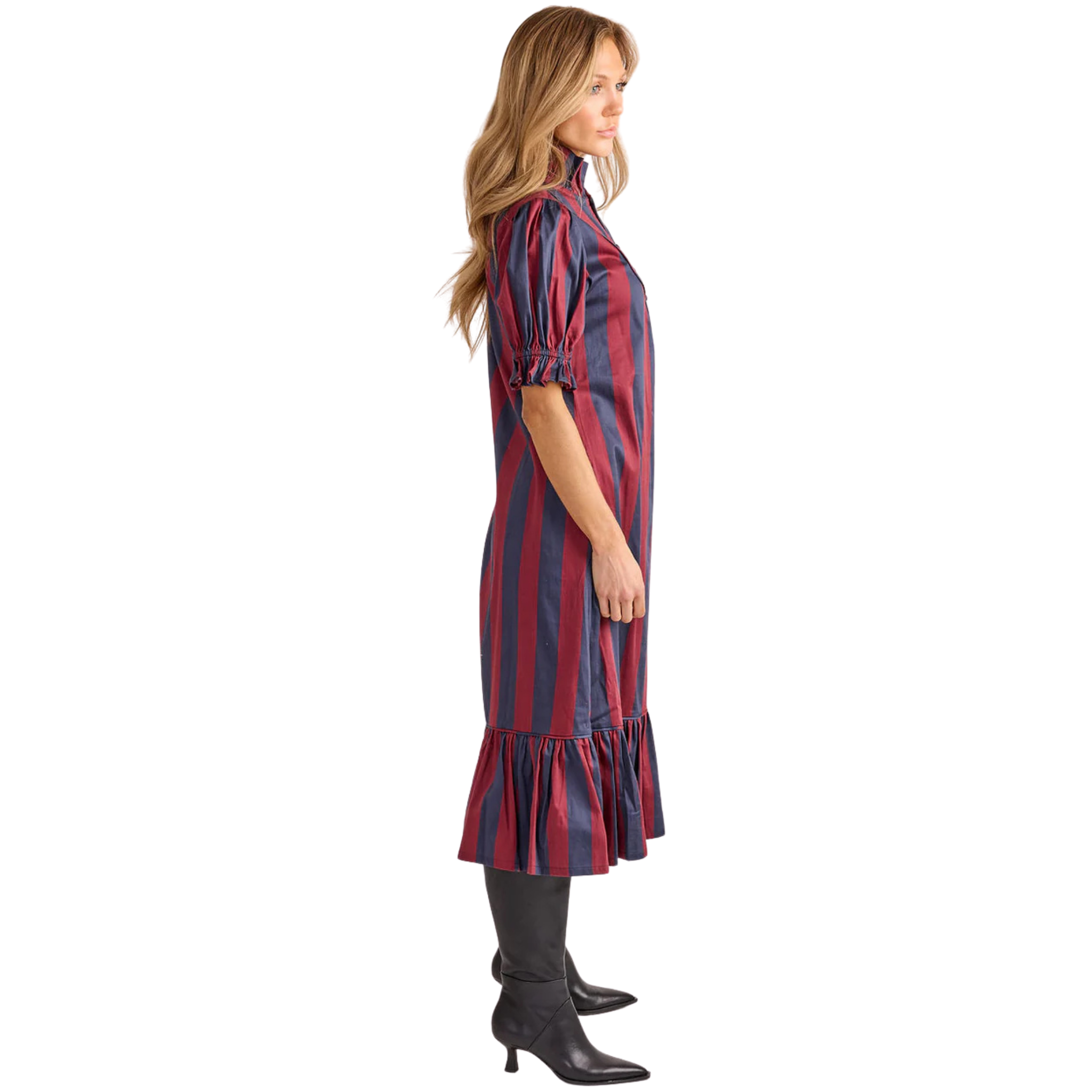 Priestly Dress in Vineyard Stripe-Fairley Fancy