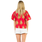 Puff Sleeve Floral Detail Top-Fairley Fancy