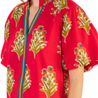 Puff Sleeve Floral Detail Top-Fairley Fancy