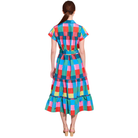 Rachel Dress in Holiday Check-Fairley Fancy
